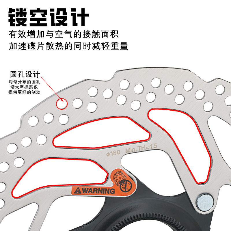 Picture of genuine goods Jubilee SHIMANO RT10/30/54 disc mountain bike lock brake disc 160/180mm