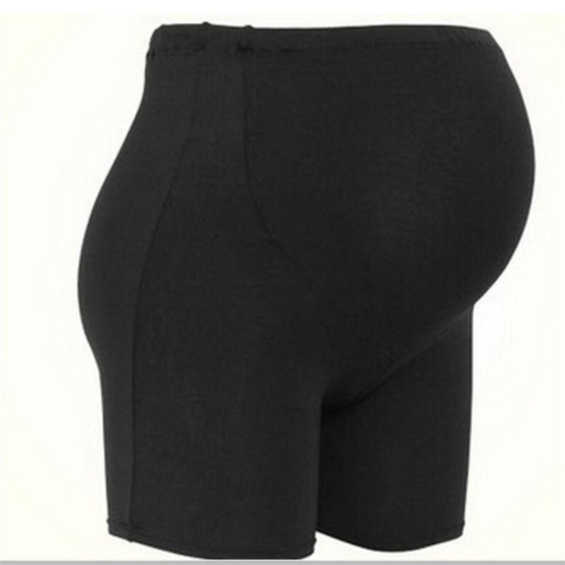 Picture of Pregnant women's clothing abdominal three-point leggings spring and summer pregnant women's pants high waist pregnant women's shorts plus size anti-light abdominal pants