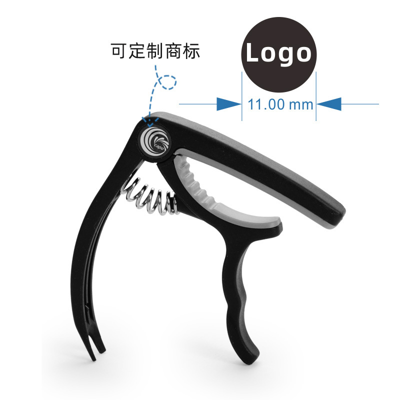 Picture of Langting Plastic Steel Guitar Variable Clip Portable Electric Acoustic Guitar Variable Clip capo Variable Clip Lifting Clip Wholesale