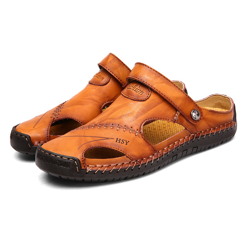 Picture of Cross-border Men's Baotou Sandals 2023 Summer Sandals Dual-purpose Comfortable Hiking Sandals Outdoor Casual Beach Shoes