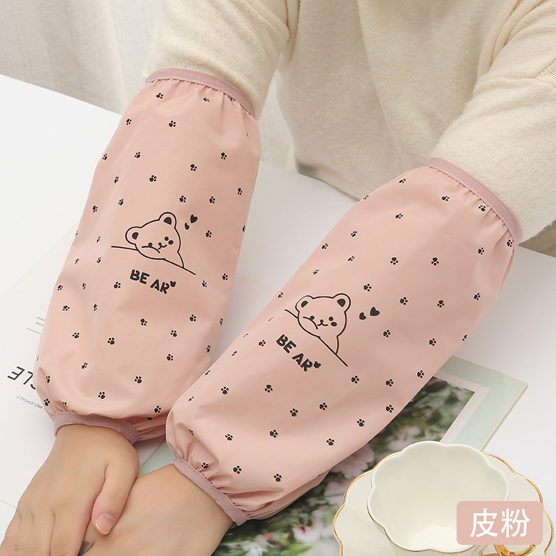 Picture of New Waterproof Sleeve Women's Long Fashion Cartoon Sleeve Anti-Oil Stain Household Sleeve Tube Wholesale for Adults and Students