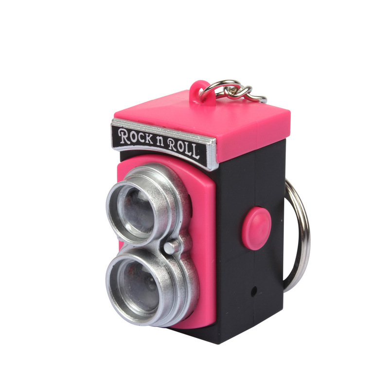 Picture of Sounding LED Retro LOMO Camera Pendant LED Luminous Keychain Activity Gift Car Pendant
