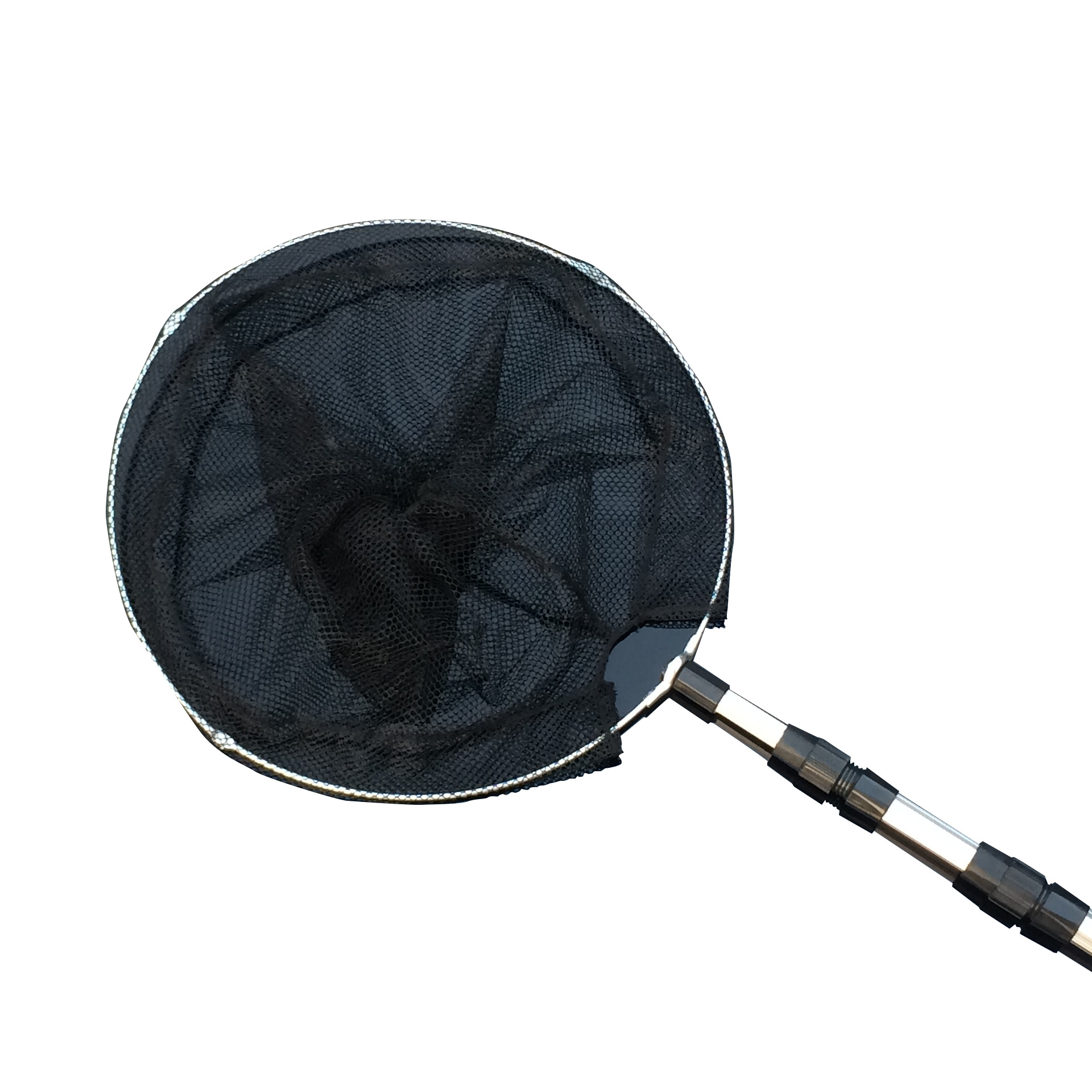 Picture of Factory wholesale aluminum alloy copy net 3 section retractable positioning copy net fishing gear fishing supplies foldable net head