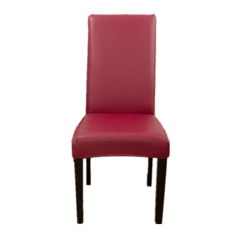 Picture of Cross-border New Solid Color Stretch Leather Seat Cover Amazon wish Dining Chair Office Waterproof and Dustproof Chair Cover