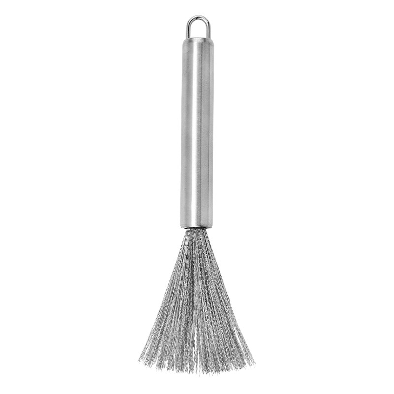 Stainless Steel Pot Brush, Kitchenware Cleaning Brush, Household Wire Brush, Household Long-Handled Pot Brush, Pot and Bowl Delivery