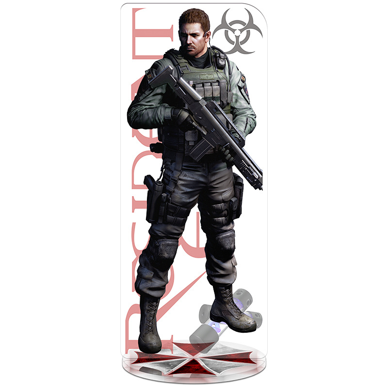 Picture of Seamless Laminated CNC Carved biochemical crisis Evil Spirit Castle Fans Game Surrounding Acrylic Quality Brand
