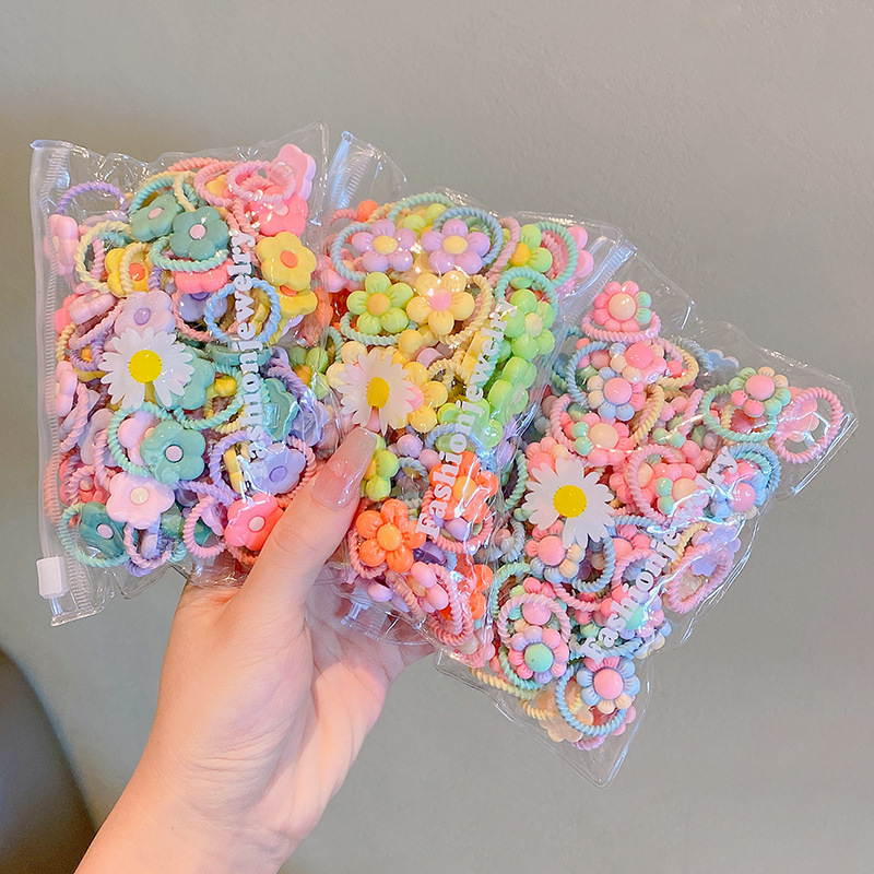 Picture of Children's rubber band does not hurt hair, good elasticity, Girl's rubber band, baby's hair rope, small size tie hair, hair ring, hair accessories