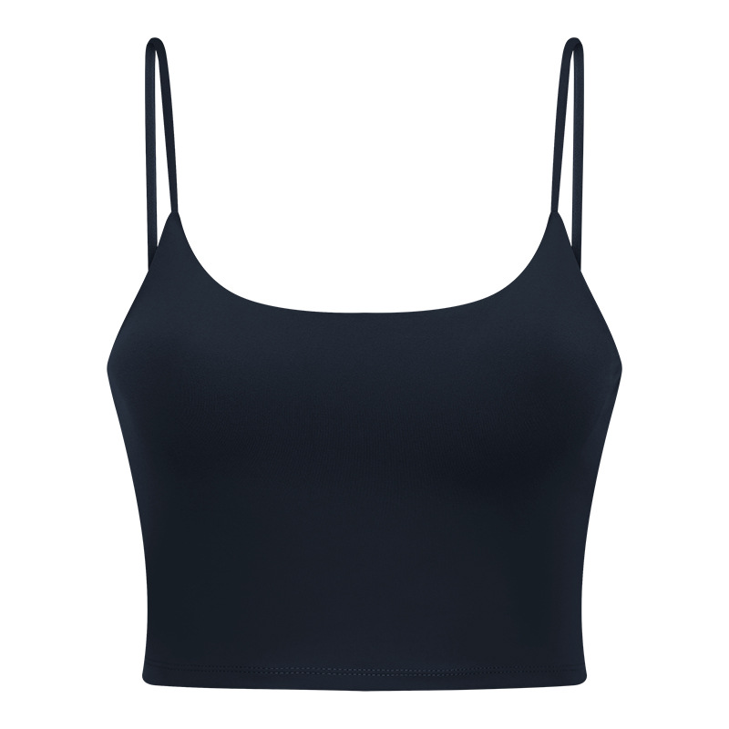 Picture of New Yoga Top Women's Sports Underwear with Chest Pad Thin Belt Beauty Back Fitness Vest Sling Yoga Clothing C5238