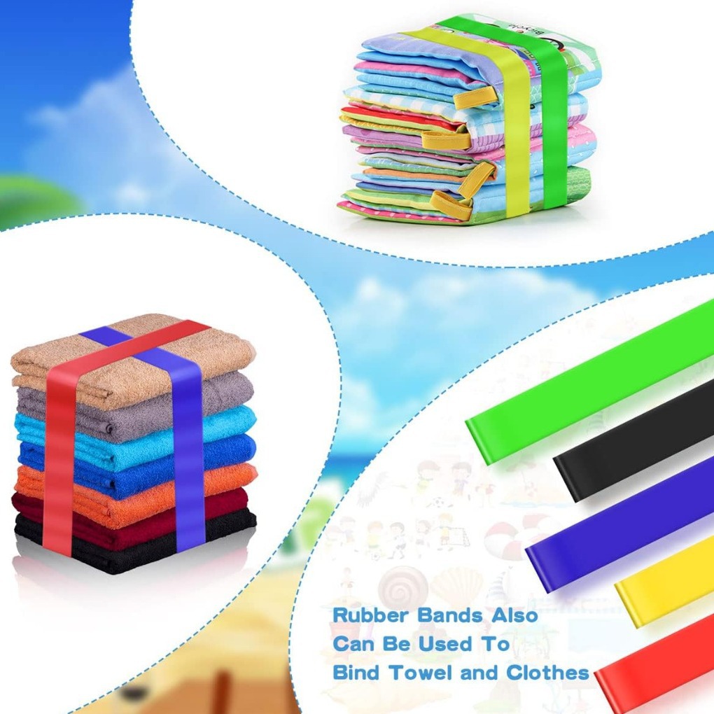 Picture of A01 # 30*1 Amazon Cross-Border Best-Selling Beach Chair Fixing Strap Towel Silicone Band Outdoor Equipment