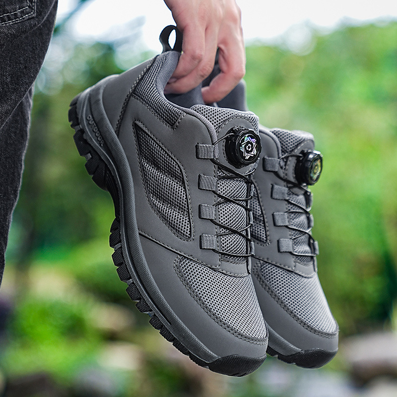 extra large size work training shoes men's black breathable outdoor work shoes sports 47 hiking shoes 48 outdoor commuting shoes