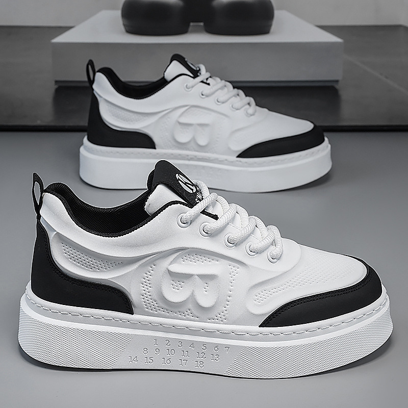 White Shoes for Men, Versatile, Lightweight and Comfortable Casual Shoes for Teenagers, Spring and Summer New Sneakers for Men, 2025 Trendy Men's Shoes