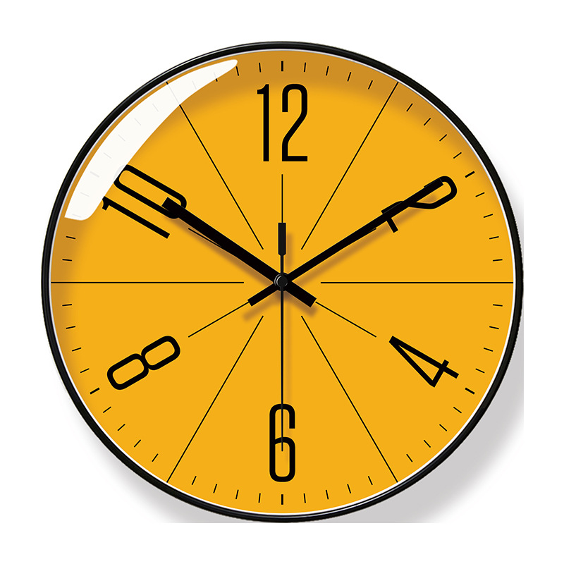Picture of Yipula 6966 Simple Scandinavian Wall Clock Living Room Clock Fashion Creative Clock Silent Sweep Second Quartz Clock