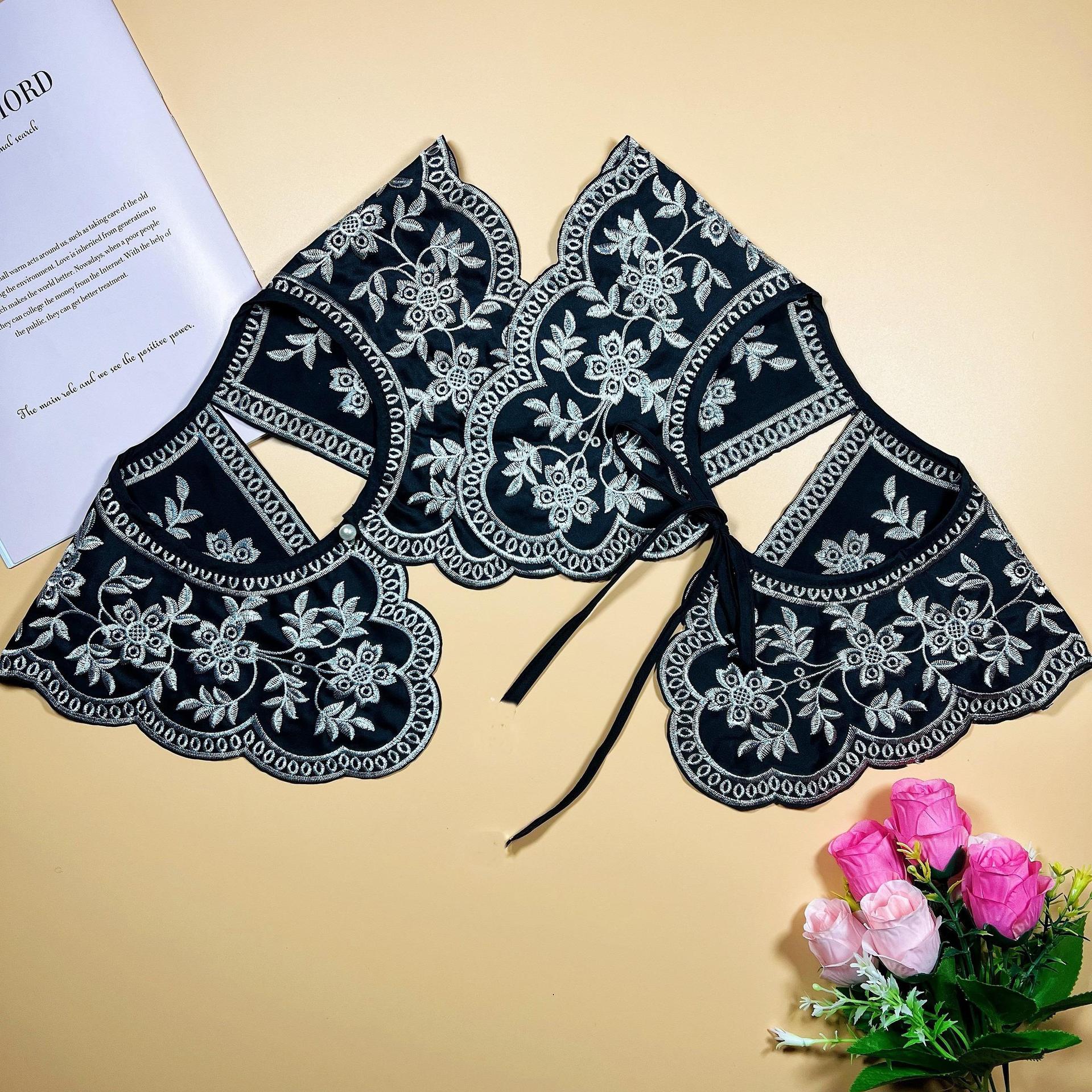 Korean Style Outer Matching Skirt Small Shawl Adult False Collar Children's Age-reducing Doll Collar All-match Lace Collar Decorative Collar