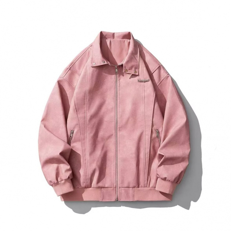 Picture of Couple's Autumn and Winter 2024 New Embroidered Contaminate Jacket Jacket Men's All-match Trendy Brand Niche Design Advanced Sense