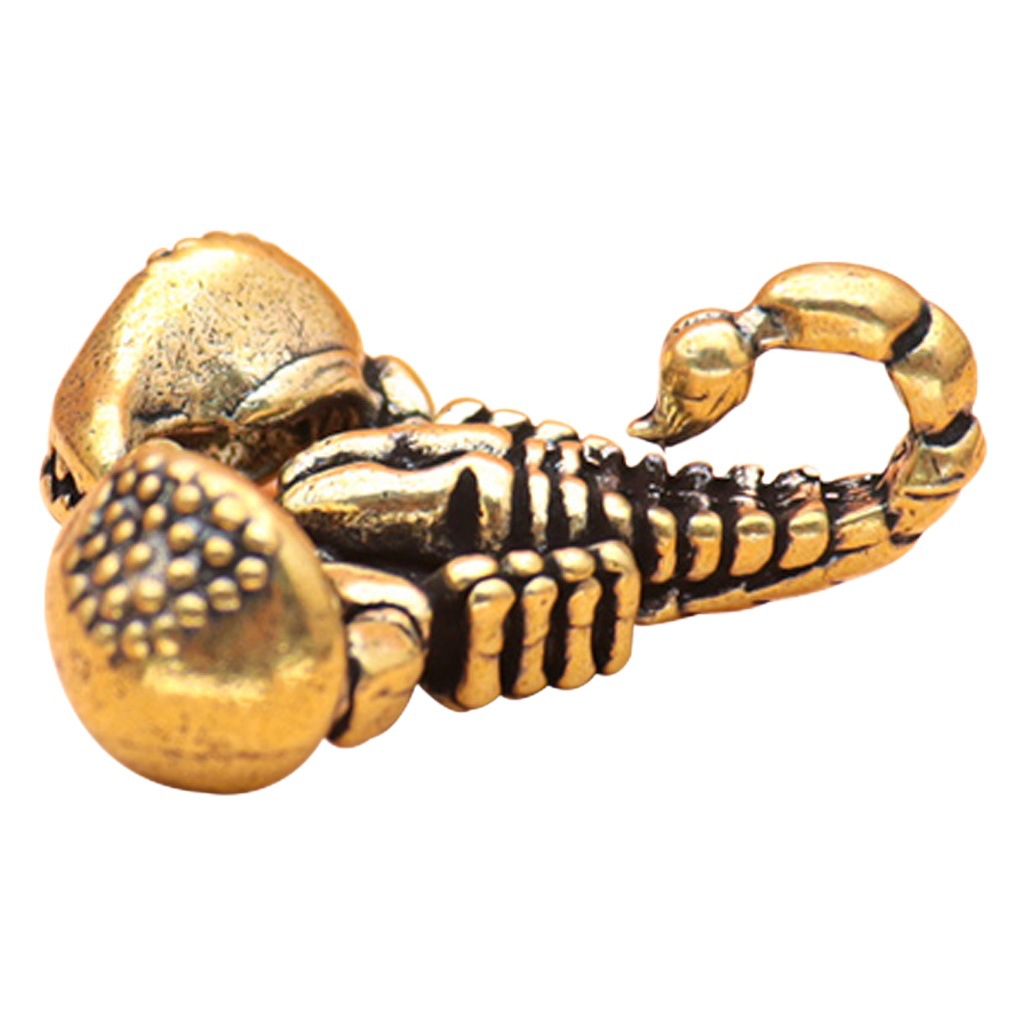 Antique Scorpion Keychain Pendant Accessories Crafts Brass Gift Mascot Bronze Gift Stall Wholesale