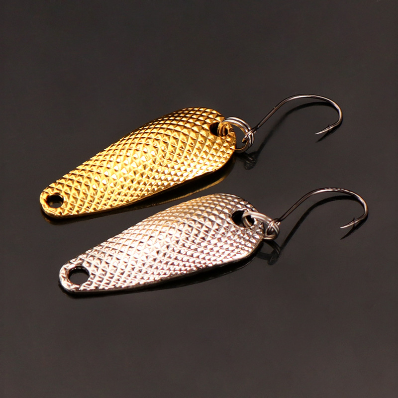 Picture of Ao Long Spoon Type Ma Kou Lu Ya Sequin Freshwater Stream Xi Ge Small Cuo Mui Mandarin Fish White Strip Special Kill Small Hook Single Hook