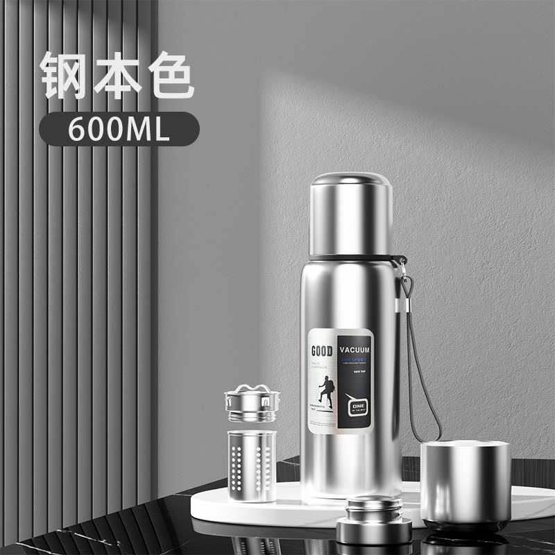 Picture of Large Capacity 316 Stainless Steel All-Steel Pot Men's Outdoor Travel Mountaineering Portable Thermos Cup Wholesale Cross-Border