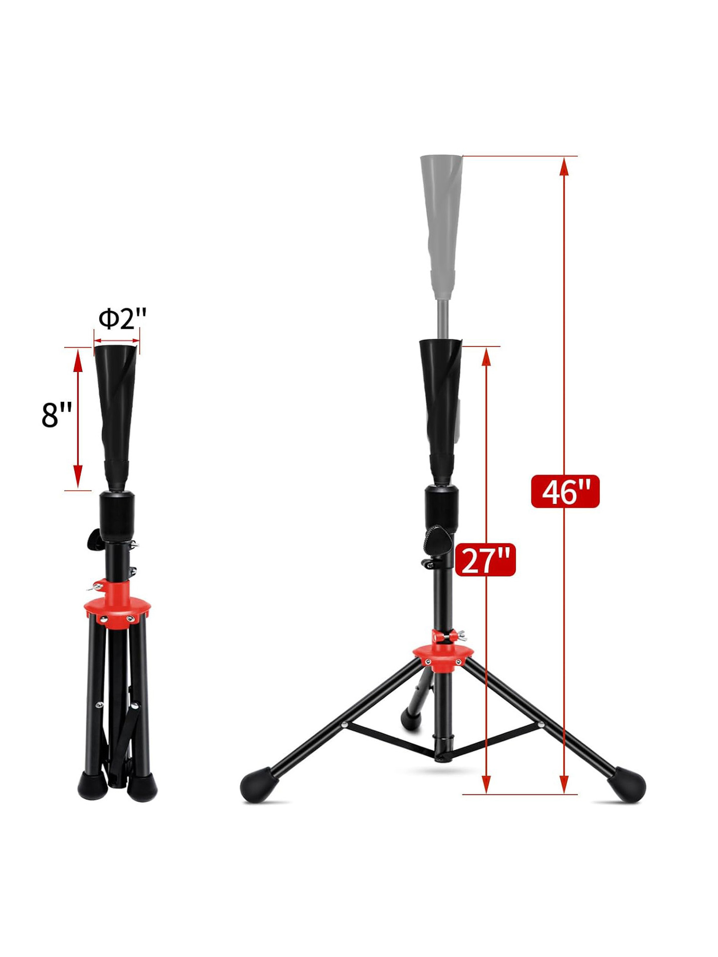 Baseball Bat, Softball Bat, Baseball Practice Stand, Baseball Practice Device, Source Manufacturer, Ready Stock, Instant Delivery
