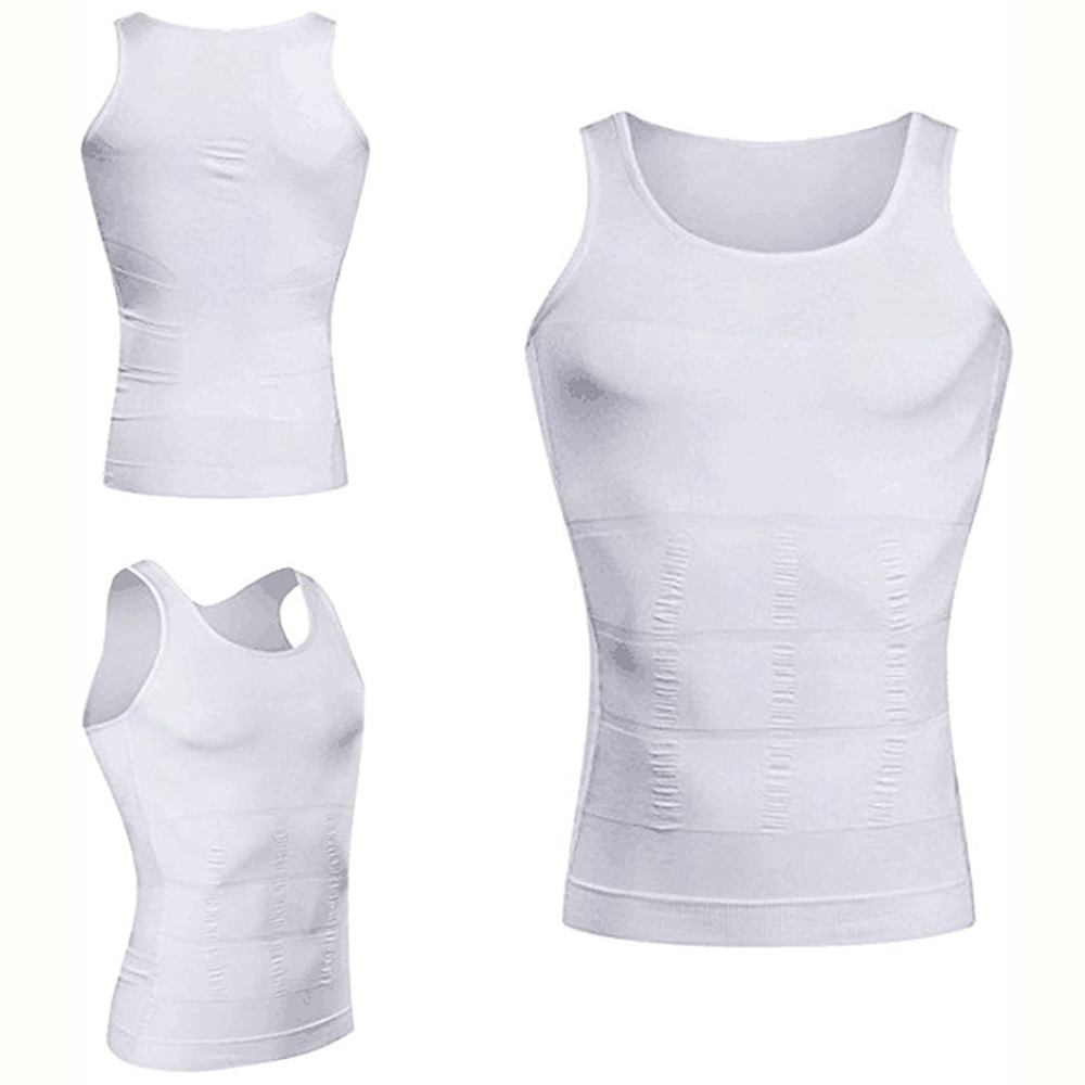 Picture of Men's Tummy Control Vest Slim N Lift Men's Body Shaping Vest Tight Vest Slim Chest Corset Waist Cross-Border
