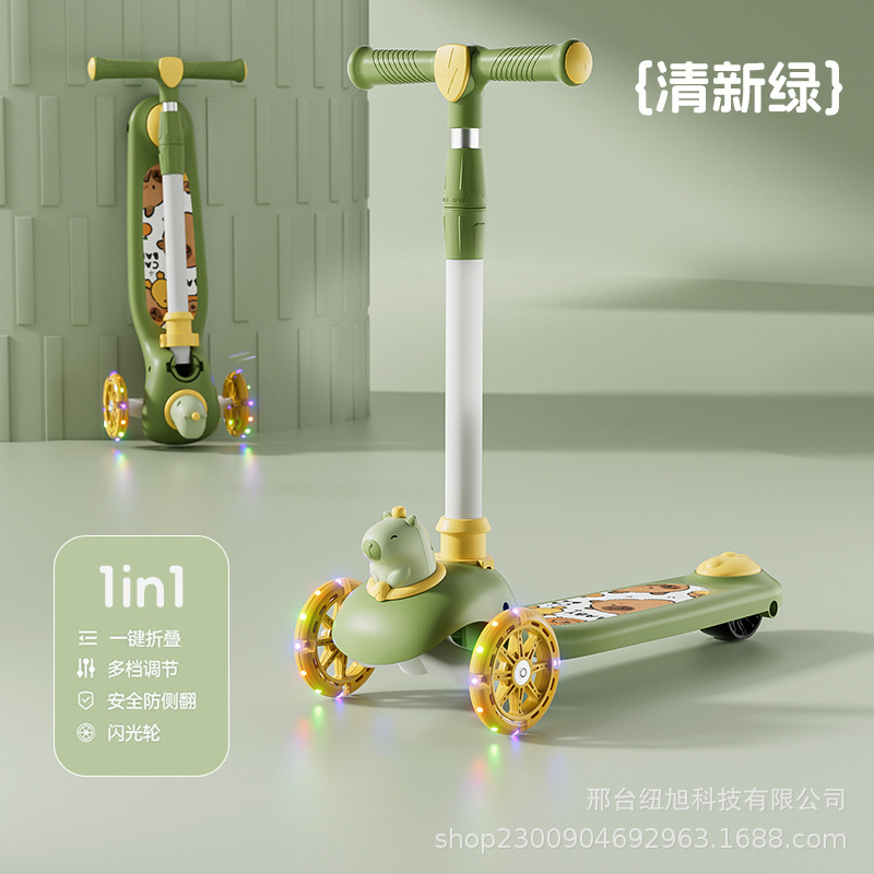 Picture of Children's Scooter Manufacturer 1-3-6-8 Years Old Three-In-One Sit-On Scooter for Girls and Boys Baby Scooter