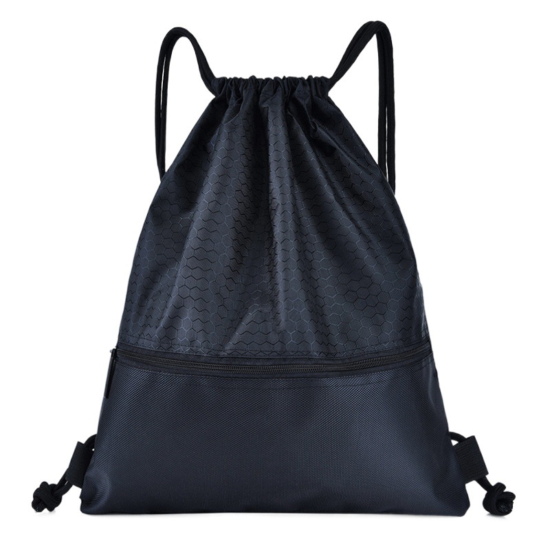 New Travel Sports Drawstring Pocket Backpack Large Capacity Backpack Simple Outgoing All-match Basketball Bag Shoe Bag