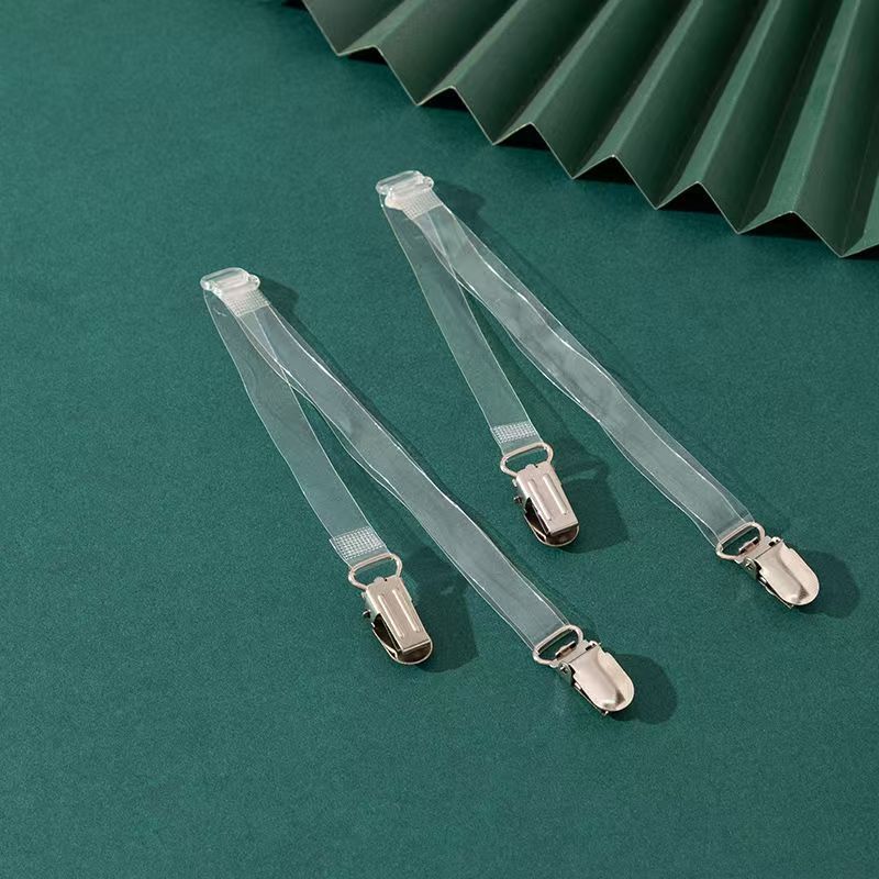 Picture of in stock universal widened transparent shoulder strap underwear invisible strap bra replacement non-slip crystal strap hook tube chest cross-border