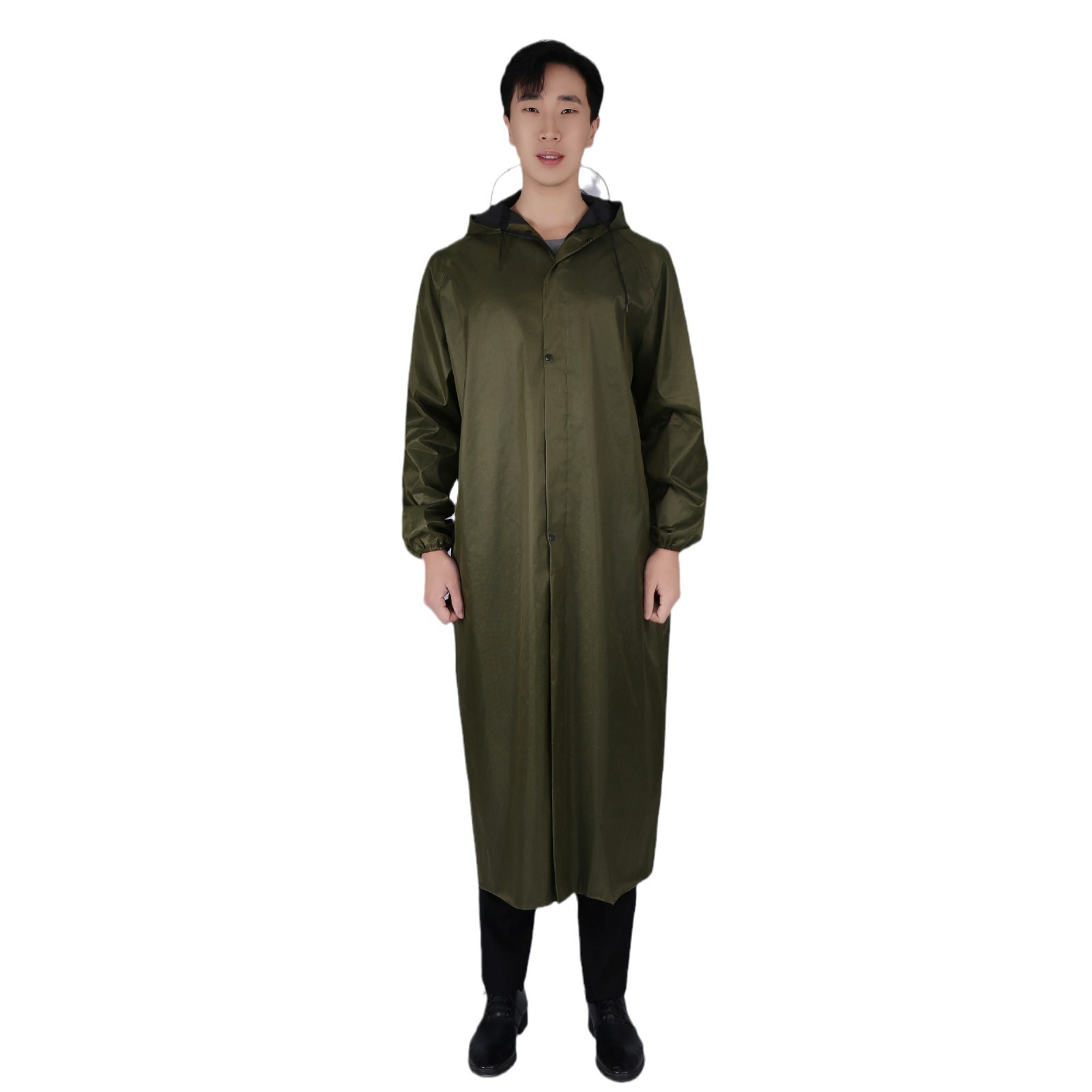 Picture of Raincoat conjoined body explosion-proof rain security guard duty electric car adult single man man woman lengthened sanitation hiking raincoat