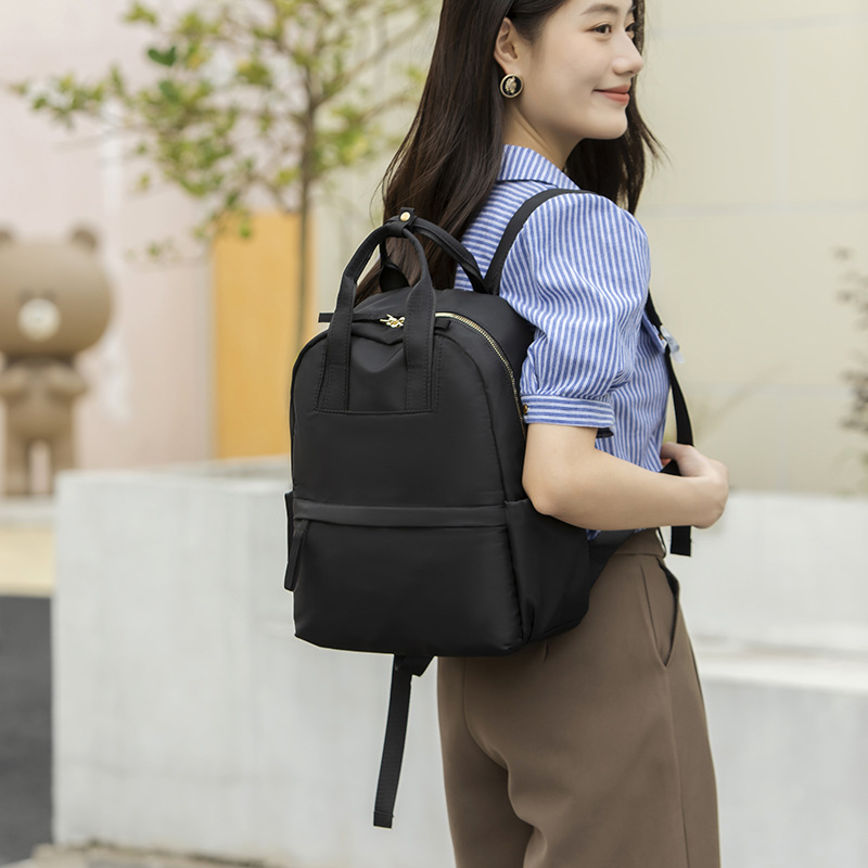Picture of Women's Simple Backpack Bag Bag Backpack Computer Bag Casual Portable Travel Bag Female Middle School Student School Bag