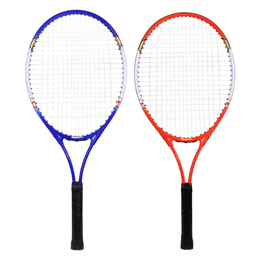 Regail Hot Selling 8802 Tennis Racket 27inch Aluminum Alloy Adult Youth Primary Tennis Racket Factory Direct Sale