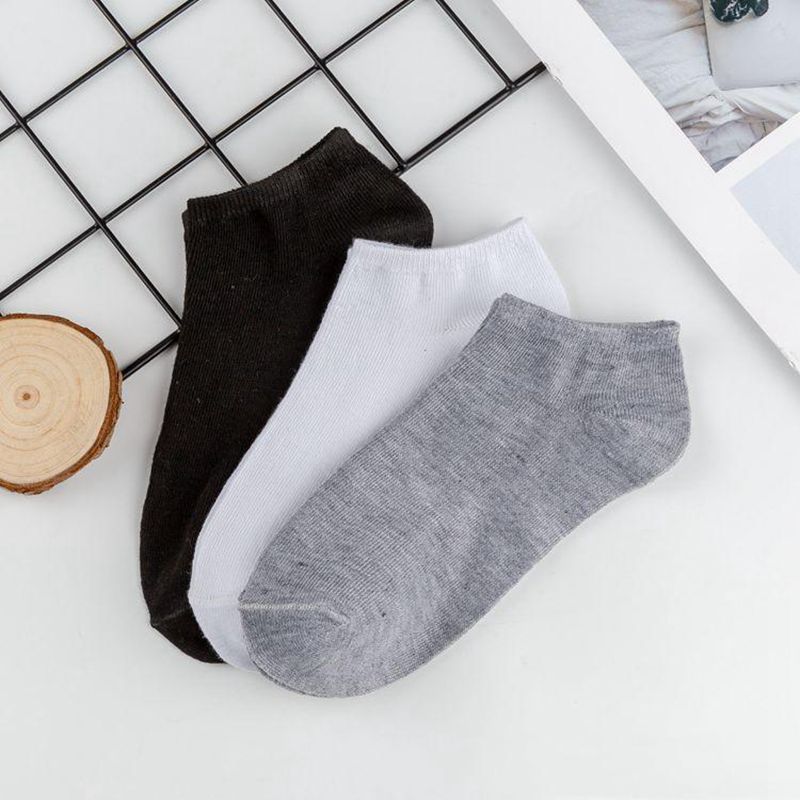 Picture of Socks Men's Solid Color Boat Socks Casual Easiest for Match Socks Sweat-Absorbent Short Socks Summer Thin Low-Cut Shallow Mouth Invisible Boat Socks