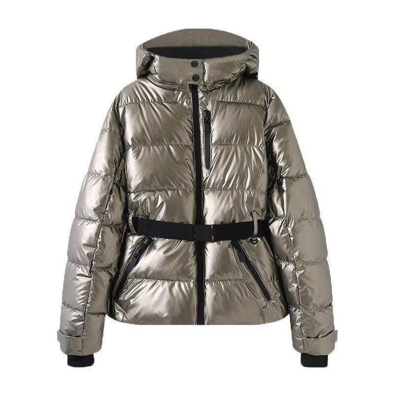 Picture of Cross-Border Aliexpress Hot-Selling Fashionable Ski Series Waist Hooded Versatile down Cotton Jacket for Women