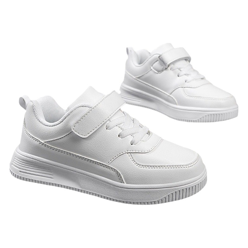 Children's campus Primary School students white sneaker girls' white shoes spring and autumn children's shoes boys' casual sneakers