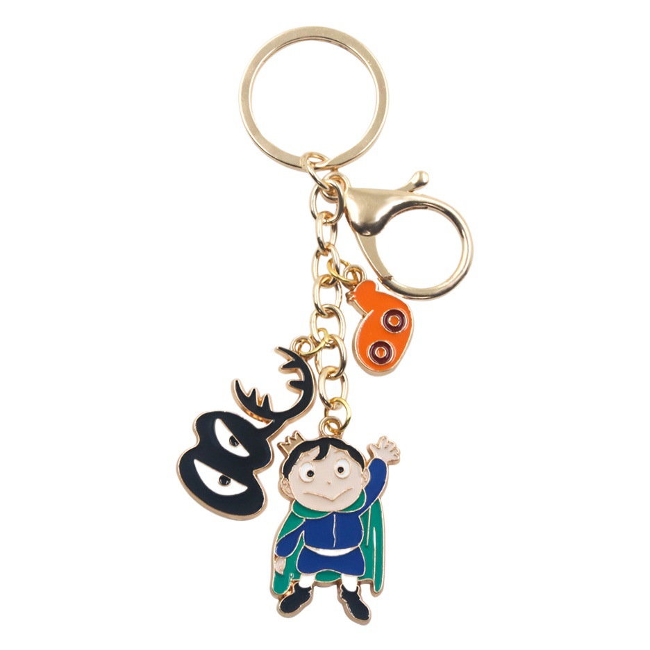 King ranking keychain anime peripheral two-dimensional commemorative gift metal pendant pojikak