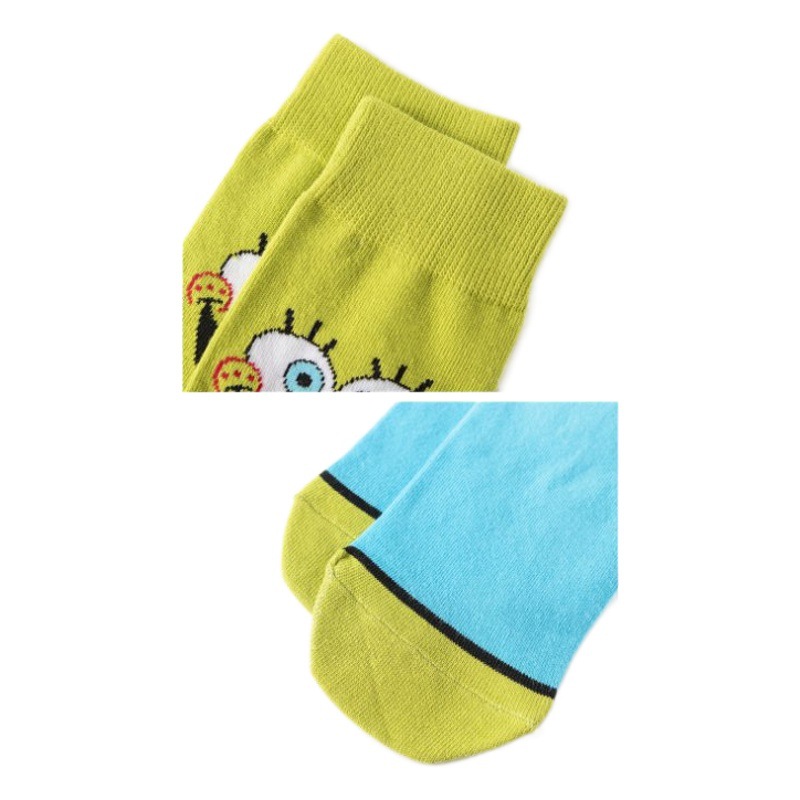 Anime foreign trade women's socks tide socks men's socks four seasons spongebob men ins socks sports wholesale socks tube socks