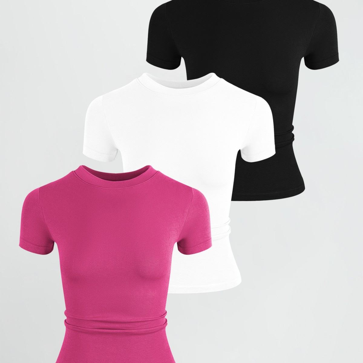 Cross-border Seamless Outdoor Sports Short-sleeved Running Training T-shirt Women's Slim-fit Dance Fitness High-elastic Top Skims Women
