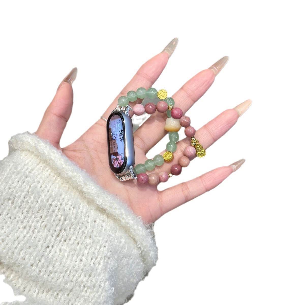 Picture of For mi band 8 strap 9 generation beaded hand rope national tide millet 7/6/5/4/3NFC national wind millet strap
