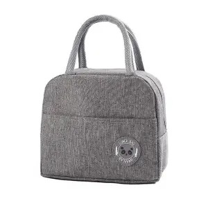 Picture of Thickened aluminum foil lunch bag office worker lunch box insulation bag handbag insulation bag with rice students large capacity wholesale