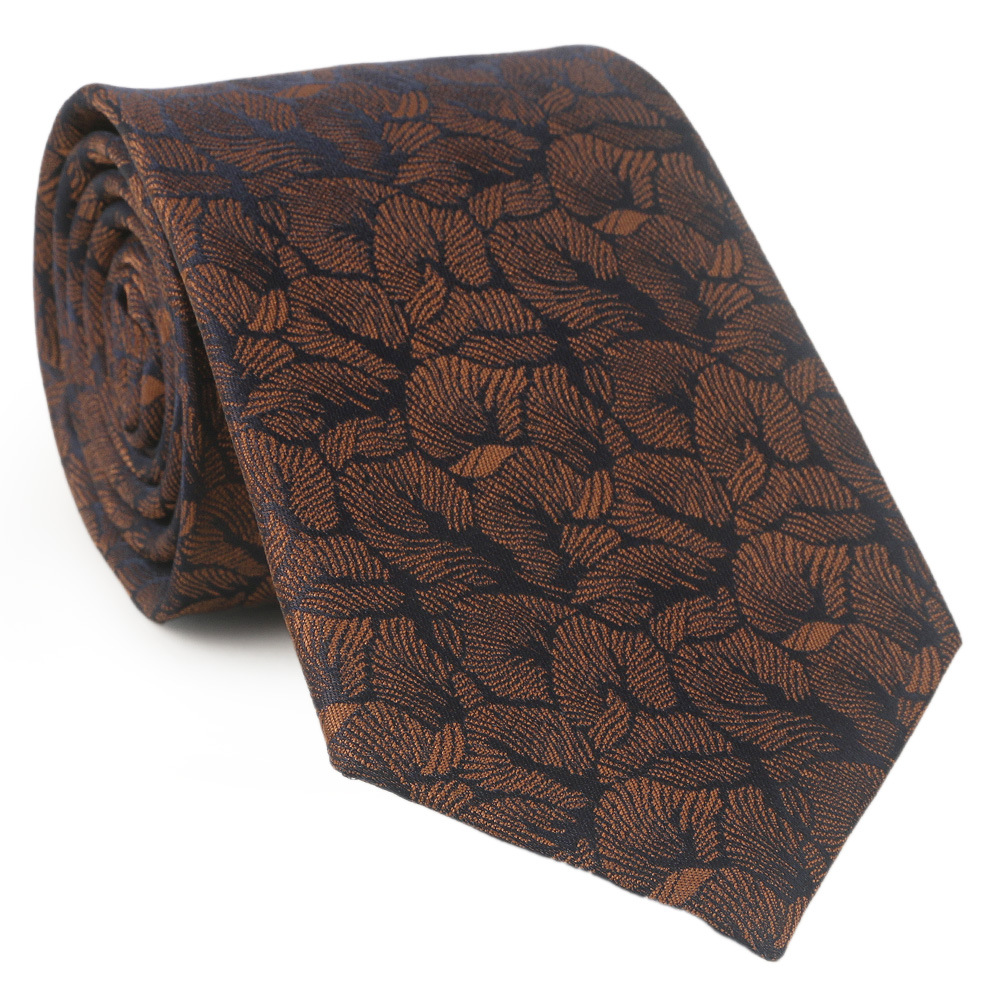 Picture of Tie Men's Dress Korean British Gentleman European and American Style Striped Brown khaki 8CM Hand Tie Professional Fashion