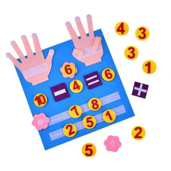 New felt early education busy board diy children's learning board educational toys 3D three-dimensional quiet book manufacturers wholesale