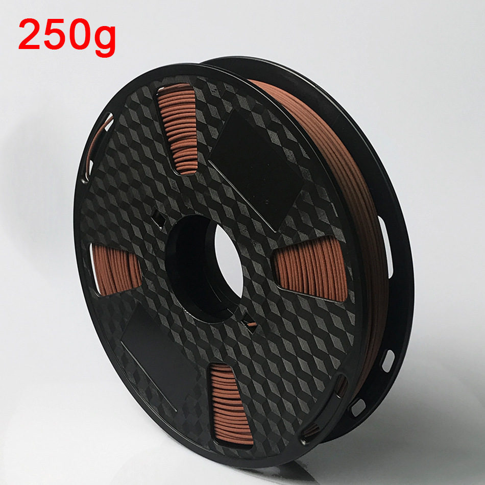 Picture of Sandalwood Redwood Walnut 3D Printer Consumables PLA Light Wood 1KG Consumables Ebony 1.75mm Deep Wood Color