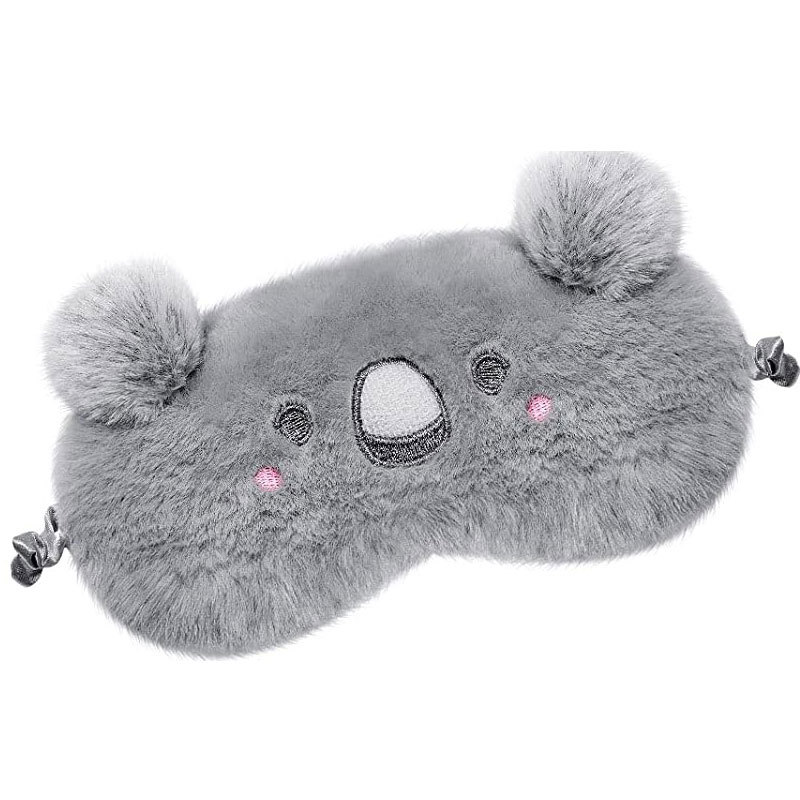 Picture of Japanese-Style Soft and Adorable Penguin Eye Mask, Plush Breathable Cotton, Cute Cartoon Design, Light-Blocking, Eye Protection for Men, Women, and Children