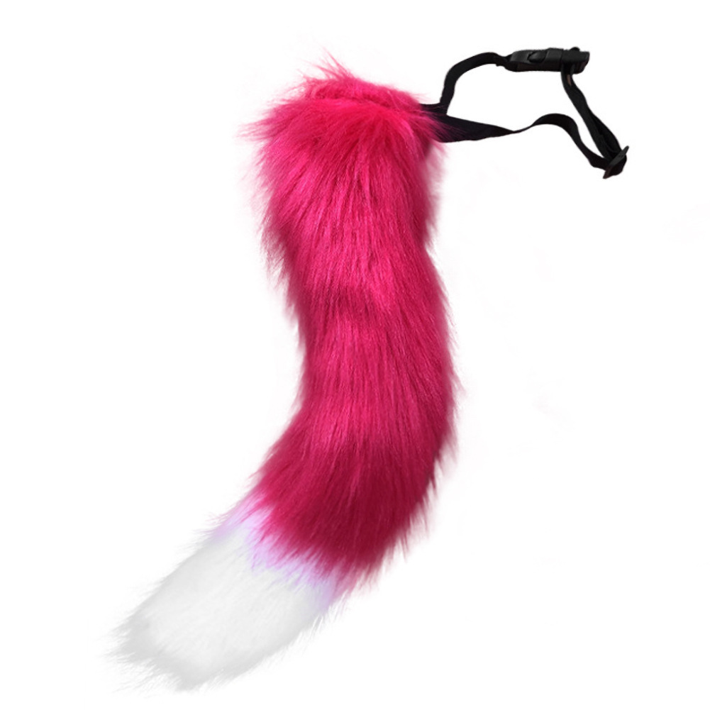 Picture of Halloween Amazon wish explosion simulation fox tail cosplay stuffed animal tail accessories can be concave shape