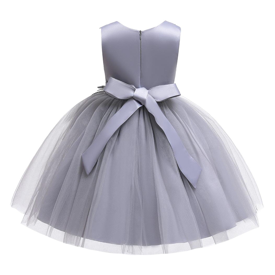 Girls Dress Amazon New Mesh Decal Princess Wedding Dress Tutu Dress Children's Show Dress