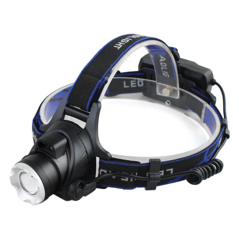 Wholesale LED strong light long shot headlight T6 super bright USB rechargeable waterproof outdoor fishing camping headset flashlight