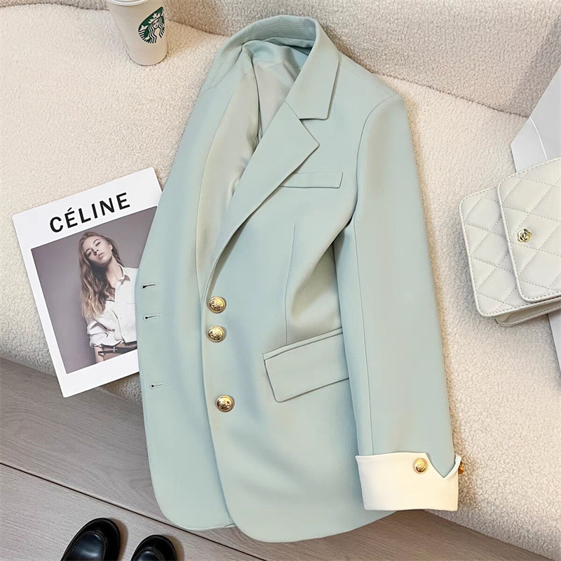 Picture of White Suit Jacket for Women 2025 Spring New Style Casual Elegant Lady High-End Street Style Popular Suit This Year