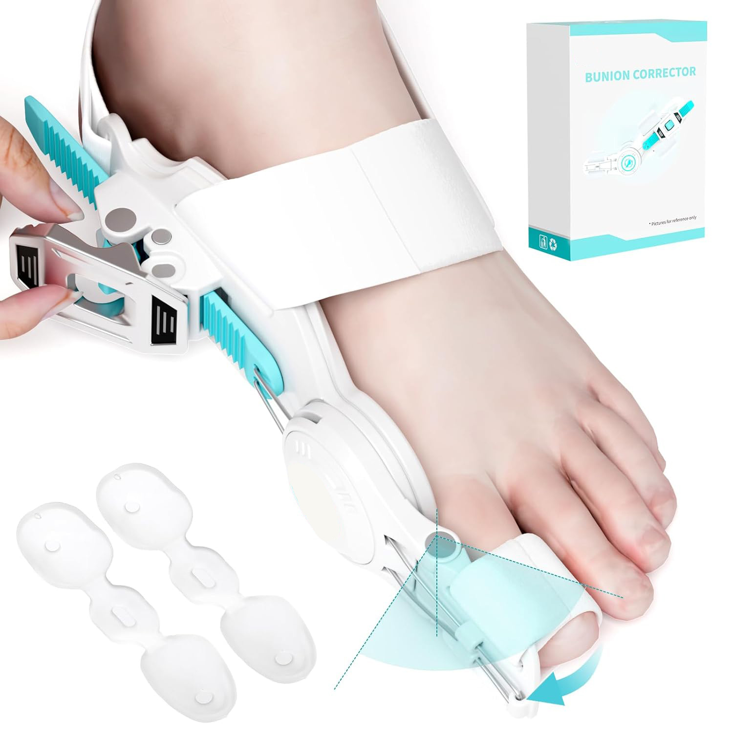 Adjustable big toe valgus orthosis big foot bone protruding orthosis day and night toe valgus toe orthosis