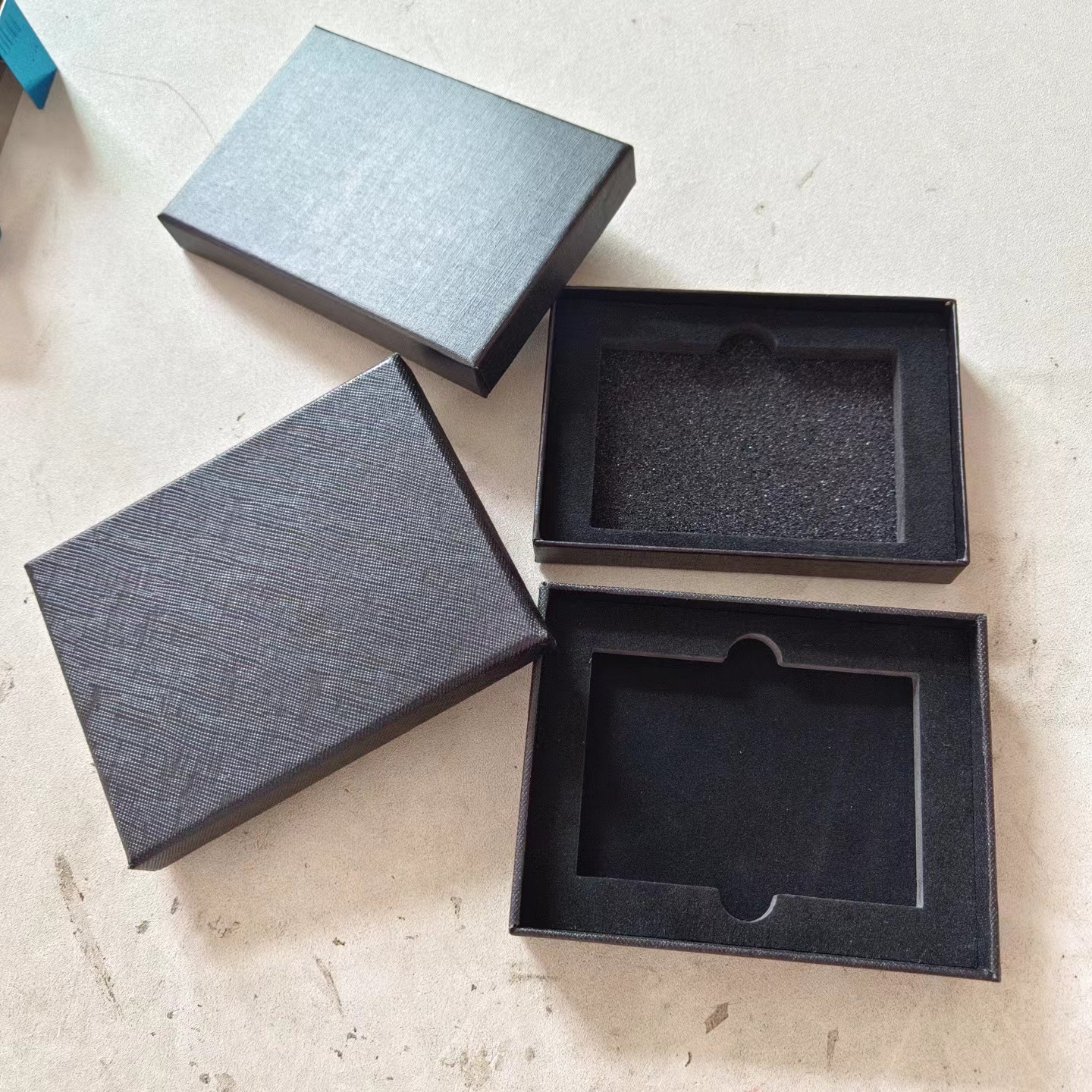 Business Card Holder Business Card Box Manufacturer Ready-Made Card Holder Business Card Holder Pu Heaven and Earth Cover Box Can Hold Business Card Box