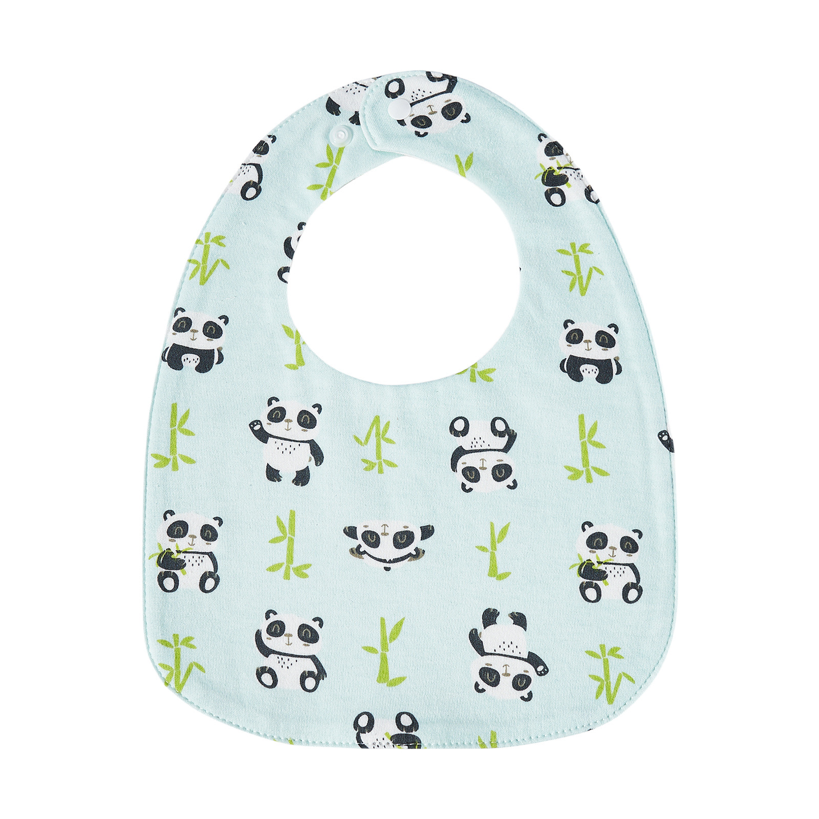 Picture of Yinmei baby waterproof bib U-shaped bib children's eating bib baby pure cotton waterproof spitting milk bib