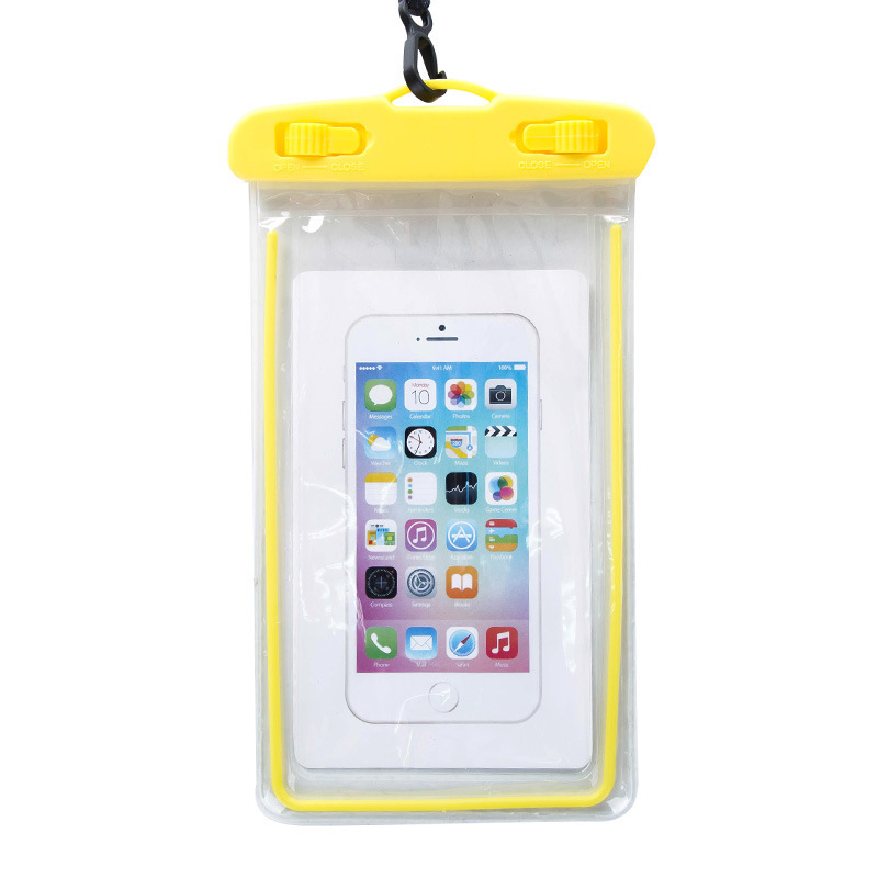 Picture of Luminous airbag mobile phone waterproof bag touch screen diving water Festival takeaway waterproof case protective case bag wholesale