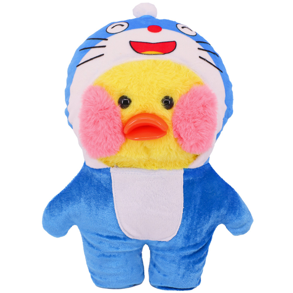 Picture of New Hyaluronic Acid Duck Doll Accessories Cute Animal Siamese Clothes Yellow Duck Plush Toy Birthday Gift